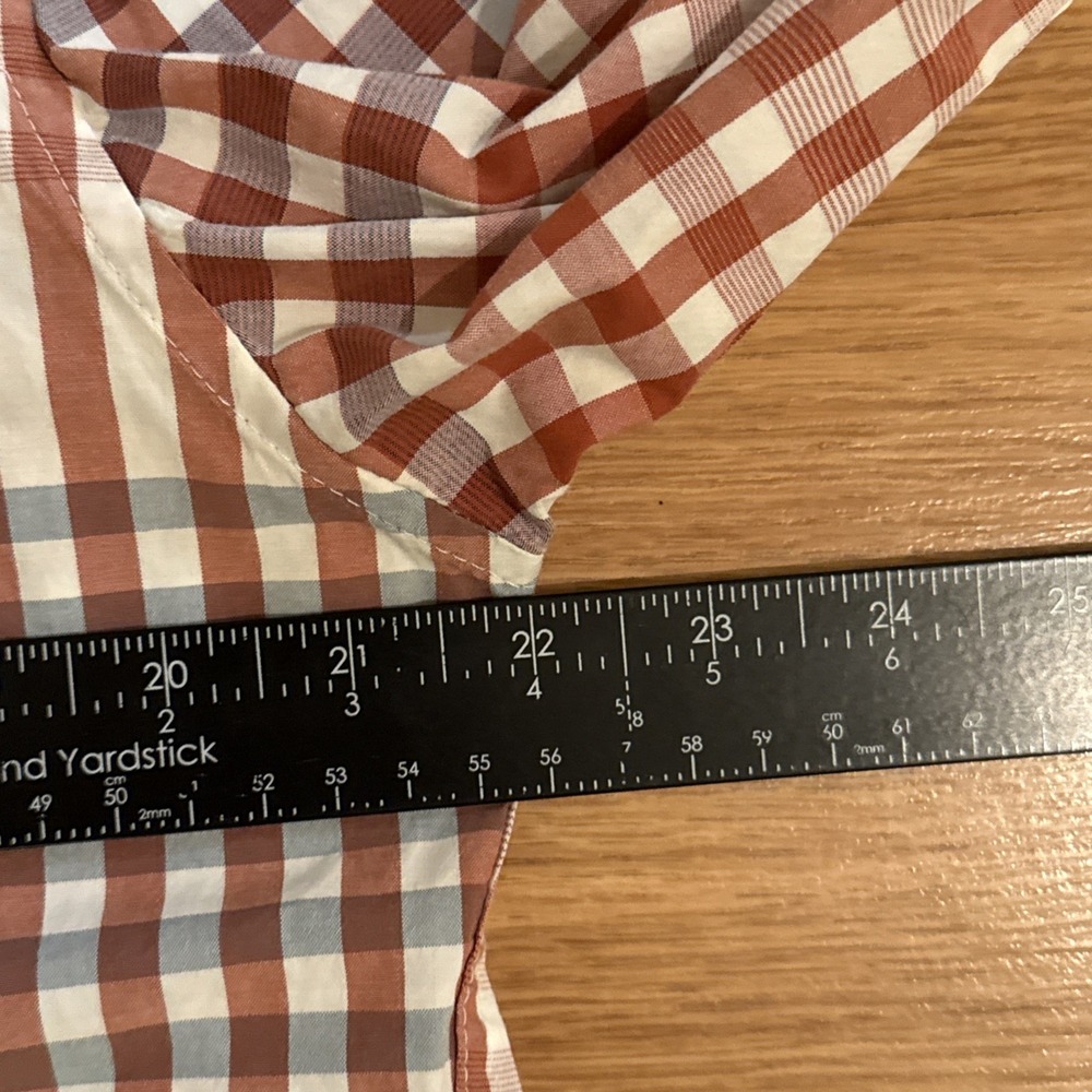 J. Crew Shirt Men's Stretch Secret Wash Large Slim Fit Multicolor Plaid Preppy - Picture 3 of 7